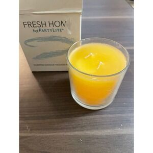 PARTY LITE Juicy Clementine Scented Candle 2 Wick Glass Jar